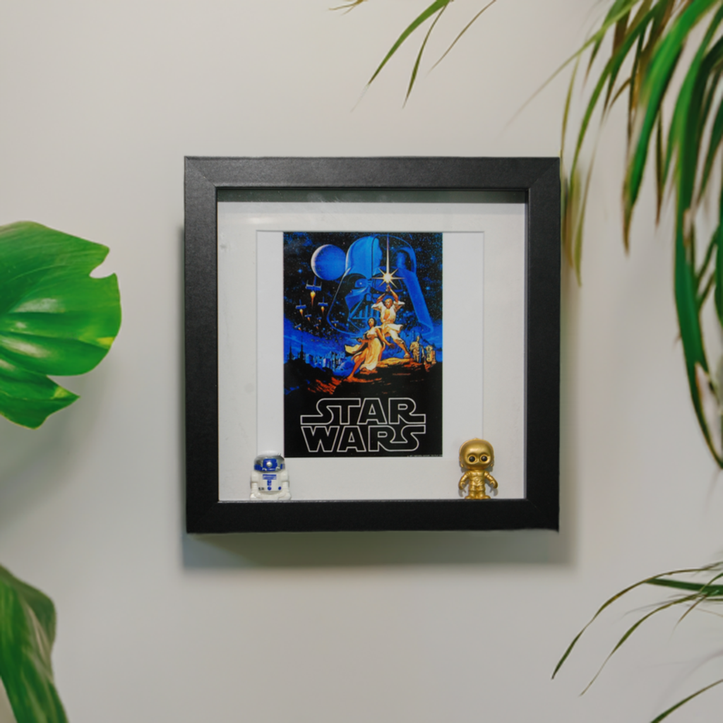 Star Wars boxed frames.