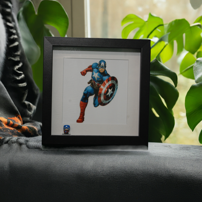 marvel/DC box frames characters