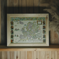 Framed printed  Maps