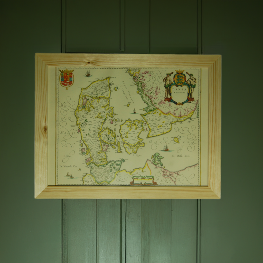 Framed printed  Maps