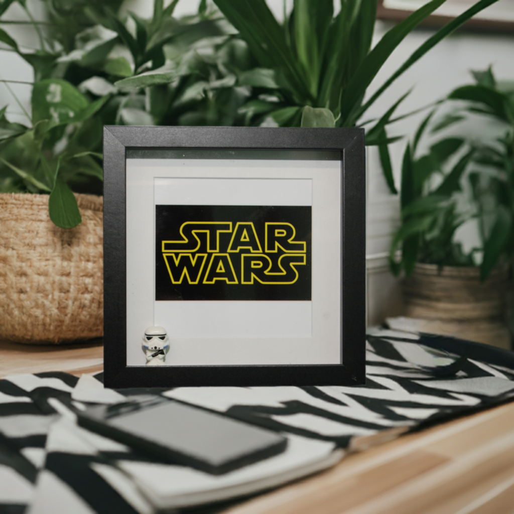 Star Wars boxed frames.